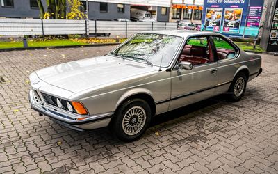 BMW E24 630 CS (1977), Originalzustand mit 9.374 km, Erbstück, mit BMW Classic neu in Betrieb genommen