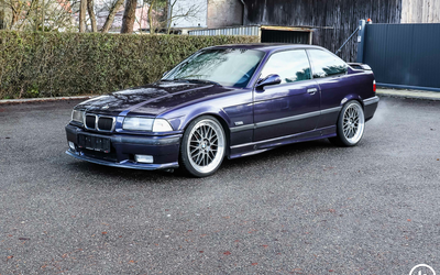 BMW E36 M3 3.2 Coupé mit deutscher Erstauslieferung in Technoviolett (1996)