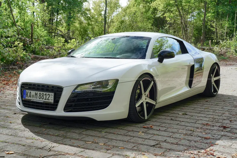 Audi R8 4.2 FSI Quattro (2008), deutsches Fahrzeug, Carbon-Paket, KW-Gewindefahrwerk