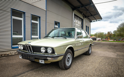 BMW 520/6 E12 Sammler-Zustand, Alpina-Style Felgen (1979)