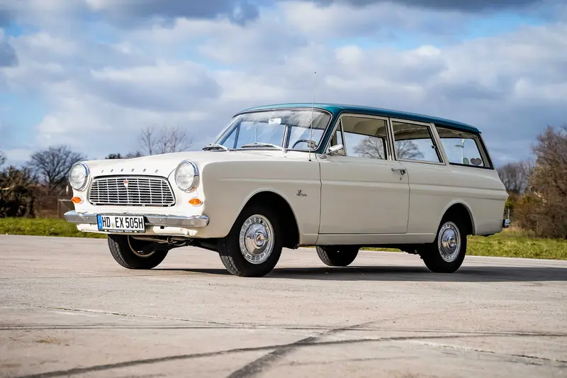 Ford 12m P4 Kombi Auto Bild Klassik 39 PS Lenkradschaltung sehr besonderes Fahrzeug Note 2 (1963)