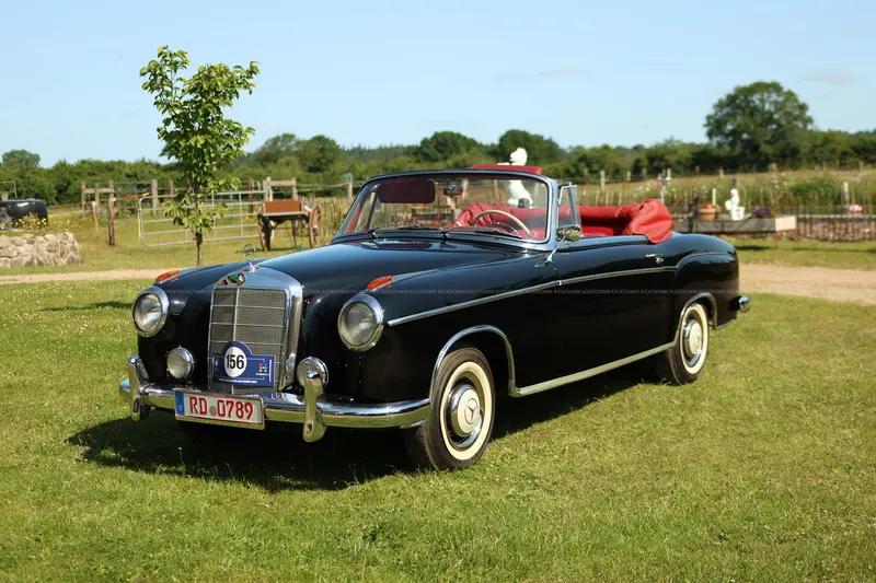 Mercedes Benz W180 220S Cabriolet (1958), restauriert, Gutachten Note 2-, Sammlerfahrzeug