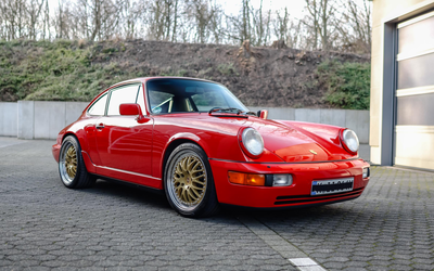 Porsche 964 Carrera 4 Coupé 2nd hand Appraisal Note 2 BILSTEIN suspension BBS rims Engine revised (1989)