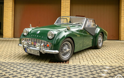 Triumph TR3A Doppelvergaser Speichenfelgen (1960)