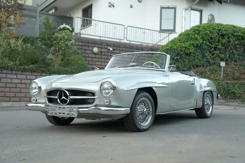 Mercedes Benz 190 SL W121 (1960), komplett restauriert, wunderschöne Farbkombination, TÜV bei Verkauf neu