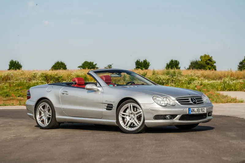 Mercedes Benz R230 SL55 AMG (2002), jährlich gewartetes Sammlerstück, 582 PS