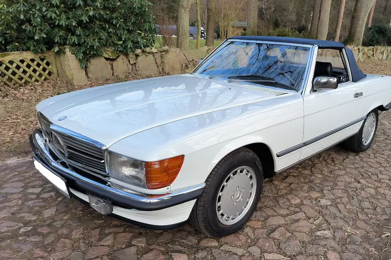 Mercedes Benz R107 420 SL Deutsches Fahrzeug Hardtop 3. Hand 117.000 Km
