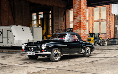 Mercedes-Benz W121 190 SL mit Wertgutachten aus 2023 der Note 3+ (1956)