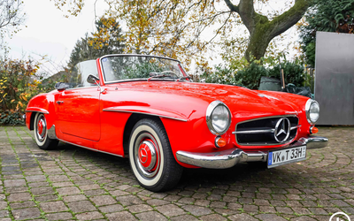 Mercedes-Benz W121 190 SL completely restored and expert opinion note 2 (1958)