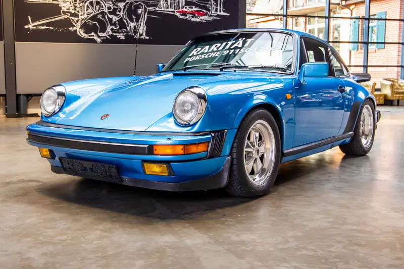 Porsche 911 SC-L 3.1 210PS Schalensitze Minervablau Metallic äußerst selten (1980)