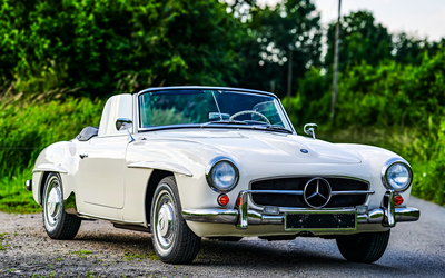 Mercedes Benz W121 190 SL (1958), Classic Data 2-, teilrestauriert, 32.500€ investiert, umfangreiche Dokumentation