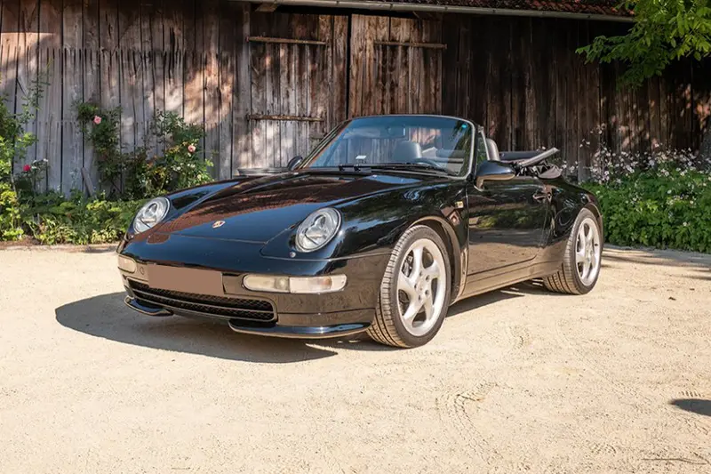 Porsche 911 993 Cabrio with Carrera S Lippe and good history (1995)
