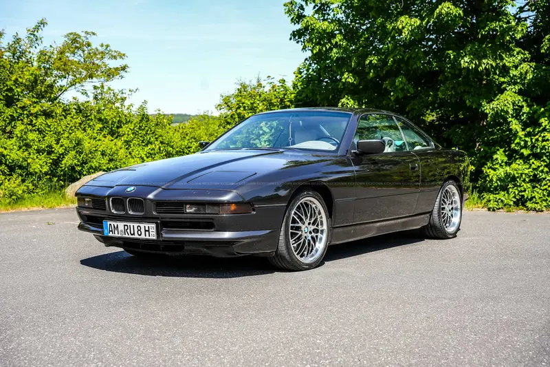 BMW 850i E31 (1992), seit 10 Jahren im gleichen Besitz, sehr gepflegt, Felgen aus Sonderanfertigung, Scheckheft