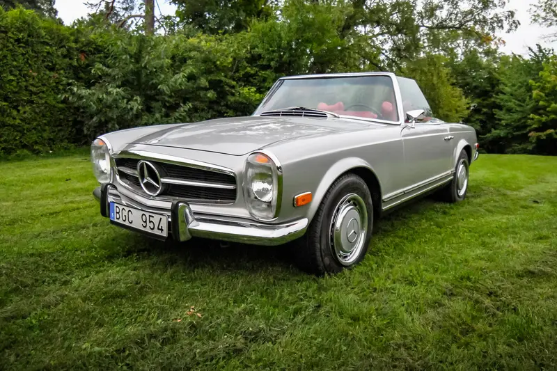 Mercedes-Benz W113 280 SL Pagode aus 2. Hand langjähriger schwedischer Besitz Carfax-Bericht (1971)