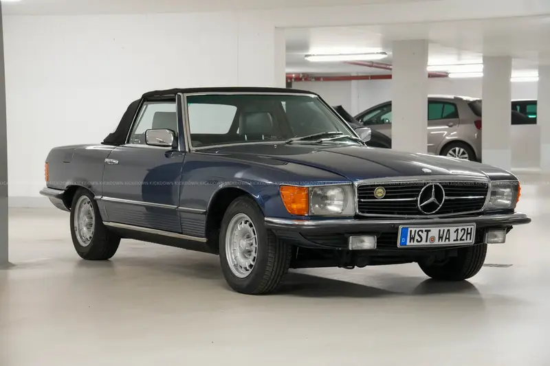 Mercedes Benz 280 SL R107 (1985) mit Gutachten Note 2, deutsches Fahrzeug, umfangreiche Ausstattung, komplett restauriert
