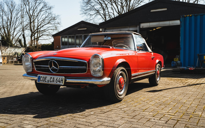 Mercedes-Benz 230SL Pagode (1965), Gutachten Note 2+, restauriert, Motor überholt, Innenraum erneuert