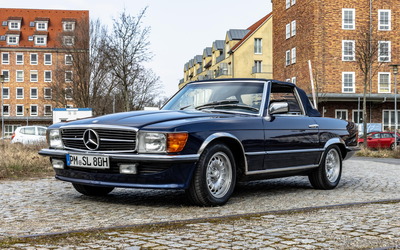 Mercedes-Benz R107 280 SL Cabriolet Hardtop Power steering German first delivery (1983)