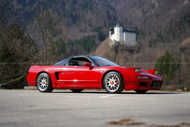 Honda NSX NA1 (1990) with a grade of 2 on its inspection report, a very well-maintained collector's item, fitted with BBS wheels
