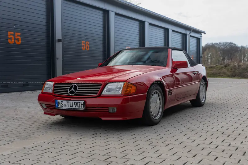 Mercedes Benz 300 SL 24V R129 (1991), erst 59.500 Kilometer Laufleistung, 5-Gang-Sportgetriebe, Scheckheft