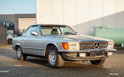 Mercedes-Benz R107 SL 380 Astralsilber Hardtop aktuelle HU (1982)