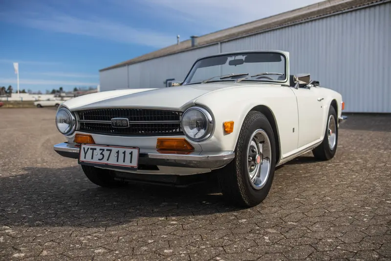 Triumph TR6 Doppelvergaser 104PS 49.000 mi Historie (1971)