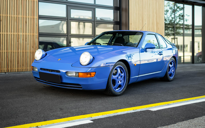 Porsche 968 CS Club Sport Maritimblau Detailierte Historie Lückenloses Scheckheft Seltenes Exemplar (1993)