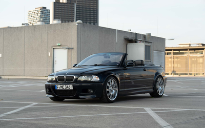 BMW E46 M3 Convertible (2004), manual transmission, very well maintained, KW V2 coilover suspension