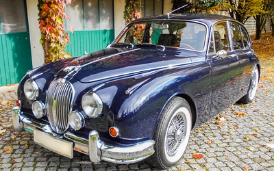Jaguar MK II 3.8 L. teilrestauriert Recaro Sitzheizung Servo Klima 5-Gang (1967)