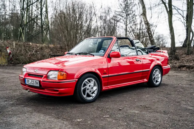 Ford Escort Cabrio XR3i, Gutachten Note 2, H-Kennzeichen, gepflegter Originalzustand (1988)
