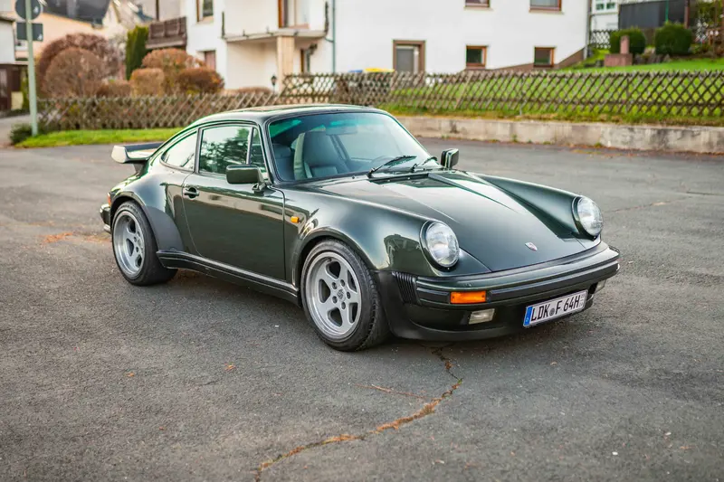 Porsche 911 Carrera 930 Turbo 3.3 Sonderfarbe Zypressengrün Metallic Ruf Speedline Felgen 114t km (1980)