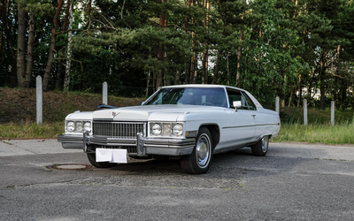 Cadillac DeVille Coupe, Restauriert, H-Kennzeichen, Umfangreiche Instandsetzung, Retro-Radio Bluetooth (1973)