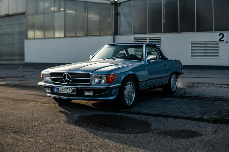 Mercedes-Benz R107 560 SL (US-Version) mit H-Kennzeichen Gutachten Note 2 (1986)