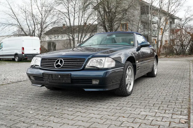 Mercedes-Benz SL 320 R129 (1999), sehr elegante Farbkombination, Bewertung Note 2, Verdeck und Klimakompressor erneuert