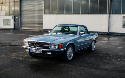 Mercedes-Benz R107 SL450 US import appraisal with grade 2+ from 2024 (1977)
