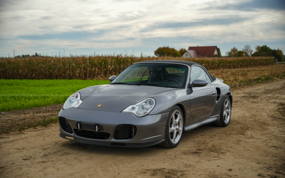 Porsche 911 996 Turbo Cabriolet (2005) with high-quality full leather interior, major service performed, full service history
