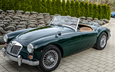 MG MGA in British Racing Green, 3rd hand, partially restored with certificate grade 2 (1961)