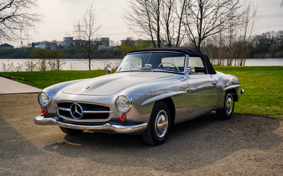Mercedes 190SL (1956), very well-kept condition, 3rd hand, original bucket seats