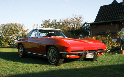 Chevrolet Corvette C2 Cabriolet (1965), neuer Motor, rund 12.000 € investiert, neuer Service