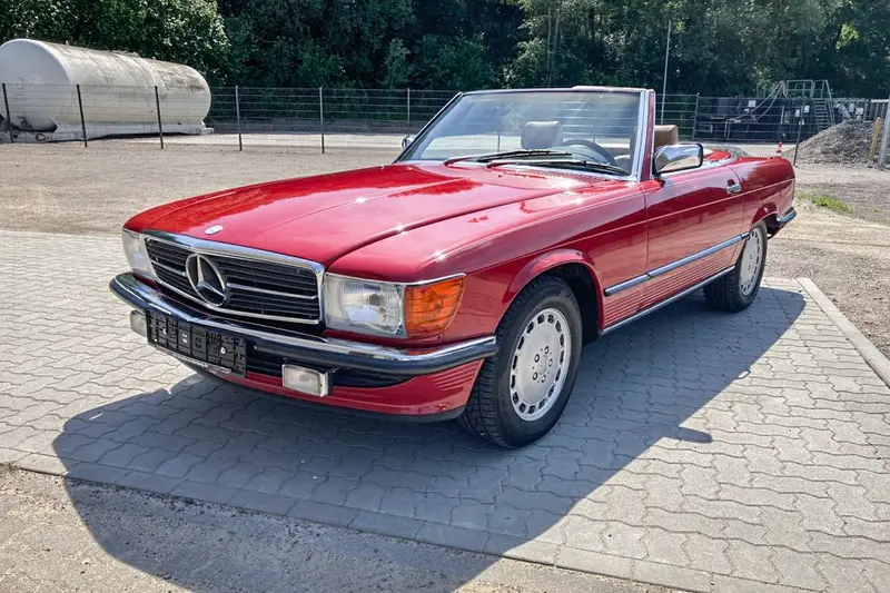 Mercedes-Benz R107 560 SL Note 2 KlimaA Scheckheft (1986)