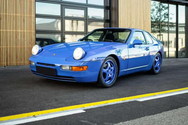 Porsche 968 CS Club Sport Maritime Blue Detailed history Complete checkbook Rare specimen (1993)