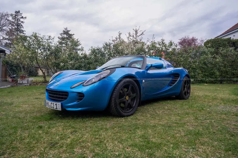 Lotus Elise S2 (2001) mit Edelstahl-Sportauspuffanlage, Scheckheft vorhanden, sehr gepflegter Gesamtzustand