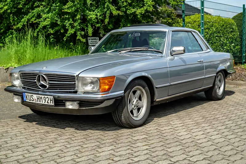 Mercedes-Benz C107 450 SLC deutsche Erstauslieferung elektrischer Fensterheber Servolenkung Tempomat (1974)