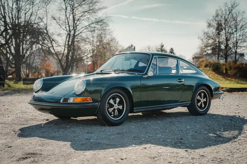 Porsche 911 2.2 T (1970), completely restored, Classic Data Note 1, Irish green