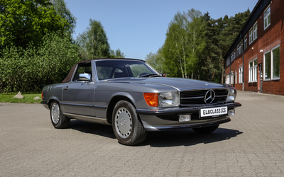 Mercedes-Benz R107 300 SL Roadster Wertgutachten Note 2+ Teilrestauriert Neues Verdeck (1987)