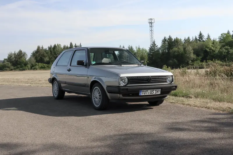 VW Golf II (1989), Scheckheft, Boston Sonderausstattung, Vogtland Sportfahrwerk verbaut