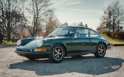 Porsche 911 2.2 T (1970), completely restored, Classic Data Note 1, Irish green