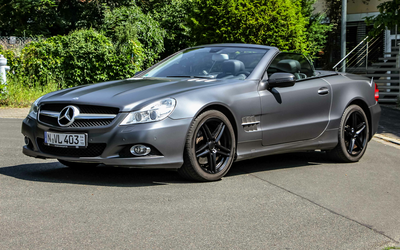 Mercedes-Benz R 230 SL 350 complete wrapping checkbook rich equipment from 2nd hand (2008)