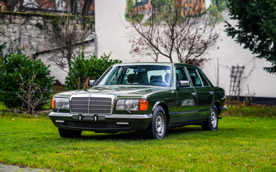 Mercedes-Benz W126 500 SEL mit Wertgutachten aus 2021 mit der Note 2 (1981)
