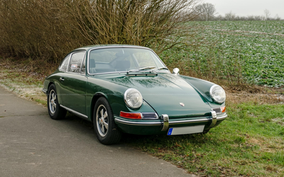 Porsche 912 (1968), leistungsgesteigert auf ca. 100 PS, Irischgrün, sehr gepflegtes Fahrzeug, frischer Service
