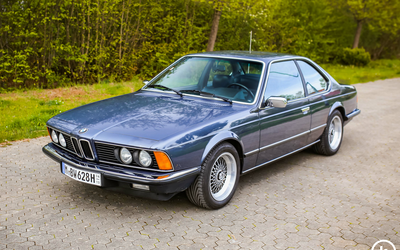 BMW E24 628 CSi Arktisblau 5-Gang (1986)